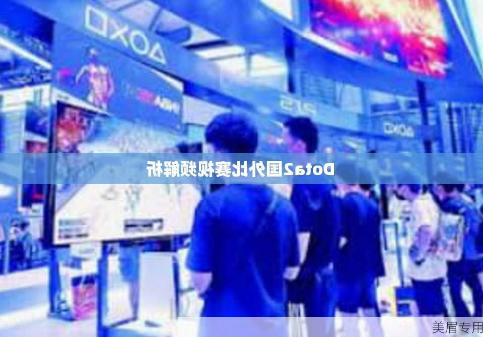 Dota2国外比赛视频解析